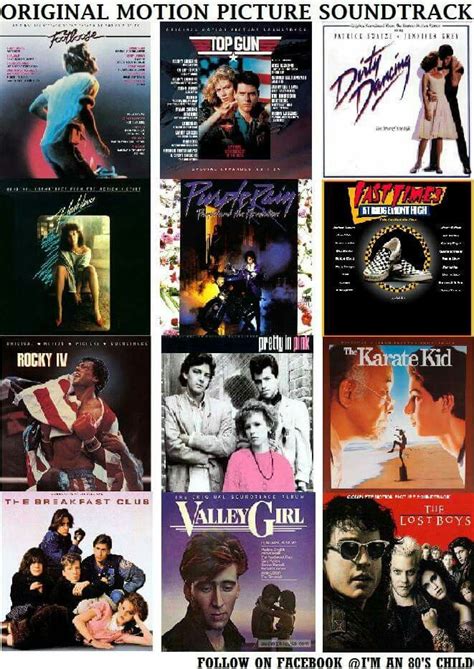 The best 80's movies with great music soundtracks | Childhood memories, Aesthetic movies, How to ...