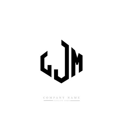 LJM letter logo design with polygon shape. LJM polygon and cube shape logo design. LJM hexagon ...