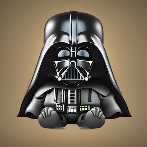 Crying Baby Darth Vader Graphic · Creative Fabrica