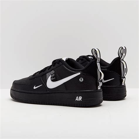 Nike Kids Air Force 1 LV8 Utility - Black - Boys Shoes - Retro Running ...