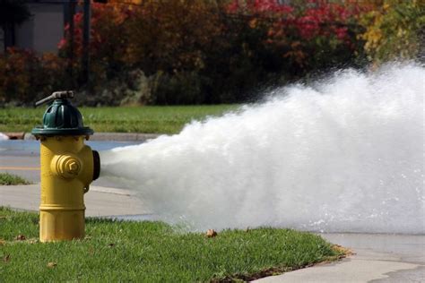 Annual Fire Hydrant Flushing Begins This Week