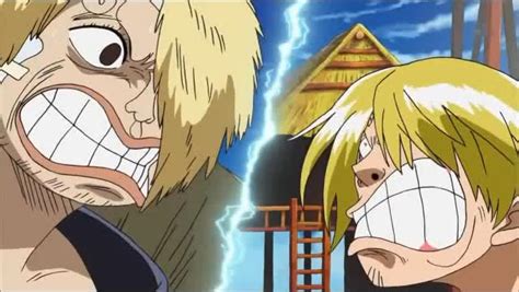 Sanji and Duval's Staring Contest by JasonPictures on DeviantArt