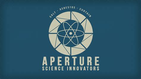 Download Aperture Science Innovators Logo Wallpaper | Wallpapers.com