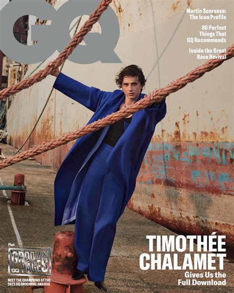 Timothée Chalamet's Fashionable GQ Covers: Candid Reflections - COSMOMAN.com