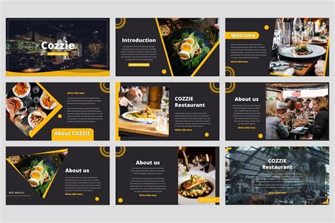 Cozzie - Restaurant Google Slides Template - Design Template Place