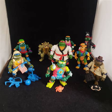 Vintage TMNT action figures teenage mutant ninja turtles | Etsy