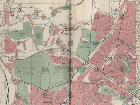 Map of Finchley, London