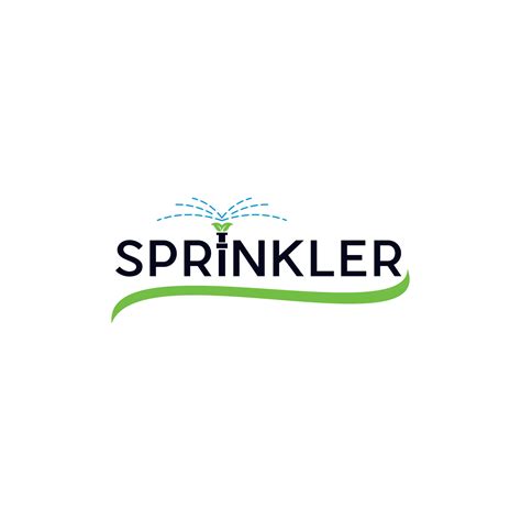 Sprinkler Irrigation Brand Text Logo 10606471 Vector Art at Vecteezy