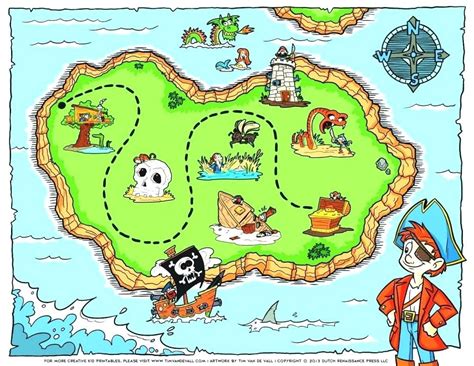 Printable Pirate Treasure Map