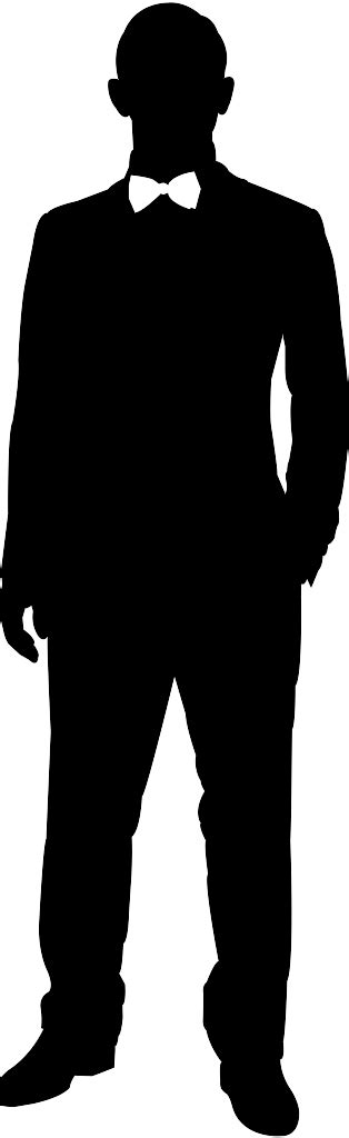 Secret Agent Silhouette | Free vector silhouettes