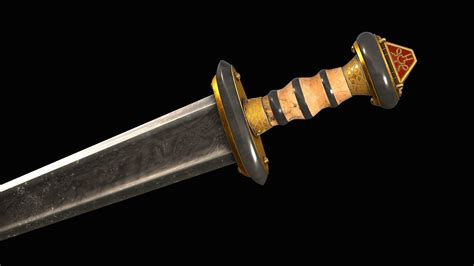 Anglo Saxon sword - reconstruction - Download Free 3D model by Andy Woodhead (@Andywoodhead ...