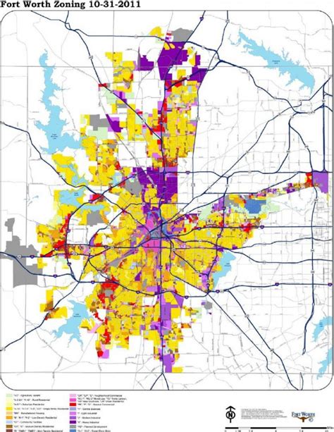 Fort Worth Zoning Map - World Map