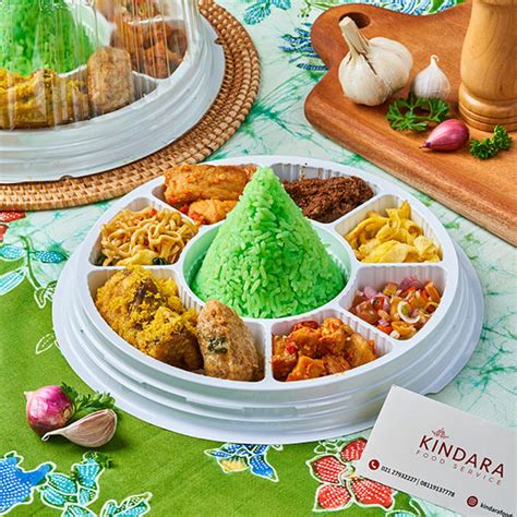 Tumpeng Mini Nasi Kuning - Kindara Catering