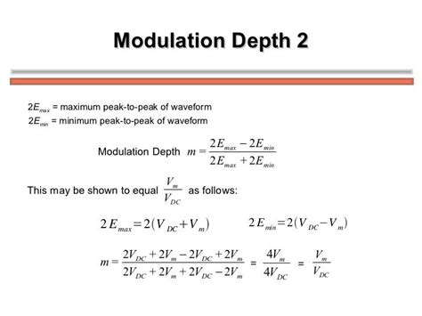 Amplitude modulation