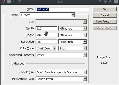 print design - How to prepare margins in Photoshop for A4 printing ...