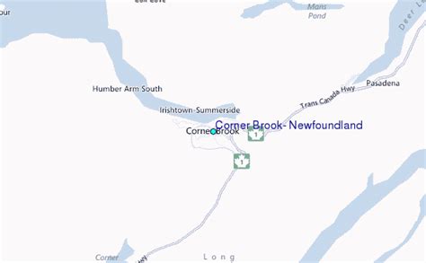 Corner Brook, Newfoundland Tide Station Location Guide