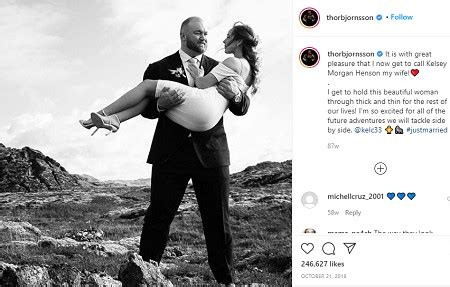 Meet Hafthor Bjornsson Wife Kelsey Henson: Interesting facts about her