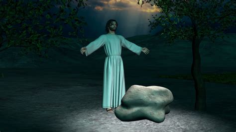 Jesus Praying In Garden Of Gethsemane Stock Motion Graphics SBV-306187595 - Storyblocks