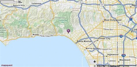 Pacific Palisades Map