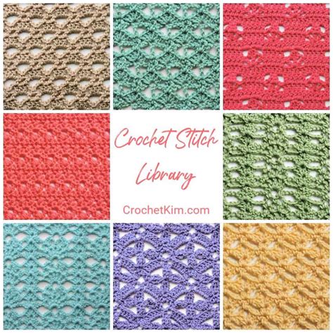 Crochet Lace Stitches With Pattern Cards - CrochetKim™