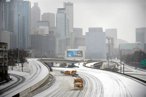 Ghost Town: Atlanta's Streets Deserted After Ice Storm - NBC News