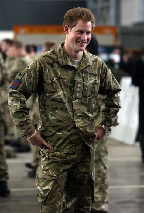 Prince Harry Joins RAF Personnel at Honington [SLIDESHOW]