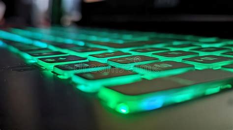 Lighted Keyboard stock image. Image of blurred, cyber - 272285083