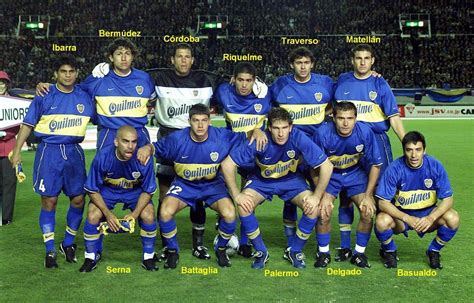 Equipo 2001: tiempos de gloria. | Club atlético boca juniors, Boca ...