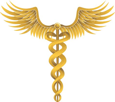 Caduceus Medical Symbol Symbol Staff Snake Vector, Symbol, Staff, Snake PNG and Vector with ...