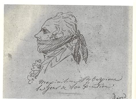 Sketch of Robespierre on the Way to the Guillotine (Illustration) - World History Encyclopedia