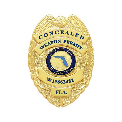 Florida Concealed Weapon Permit Badge