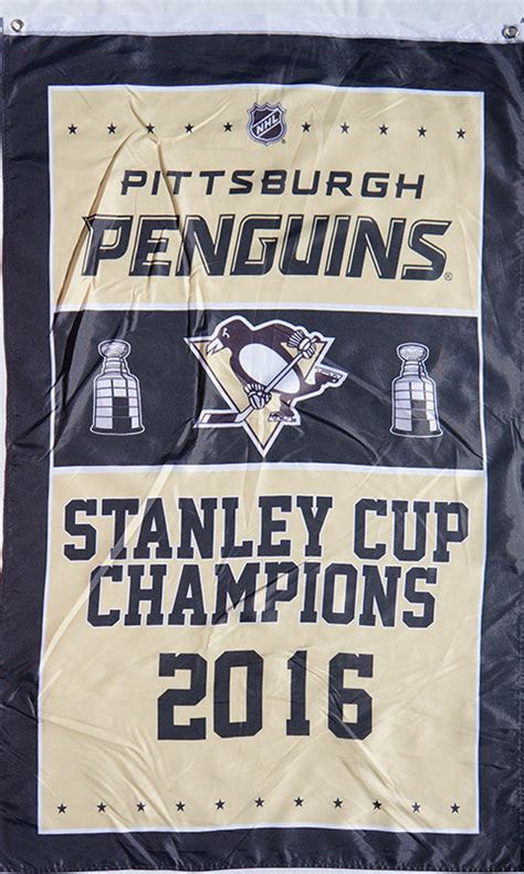 NHL Pittsburgh Penguins Flag-3x5FT Banner-100% polyester - flagsshop