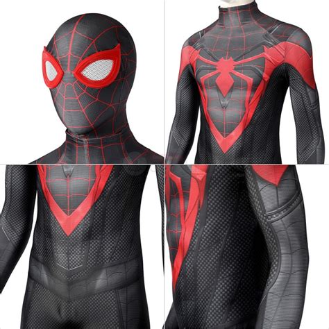 Spider-Man Miles Morales PS5 Cosplay Costume Spiderman Suit - CCosplay.com