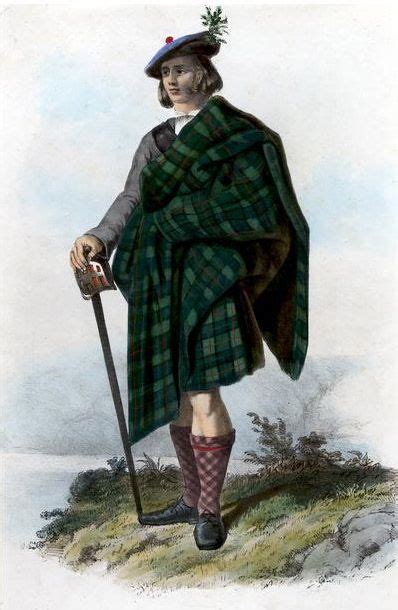 painting of MacLeod R. R. Mclan Scottish Dress, Scottish Clothing ...