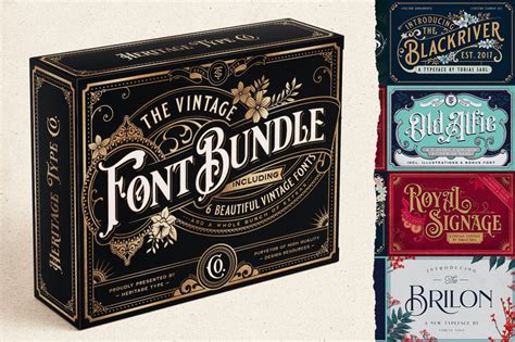 Vintage Font Bundle