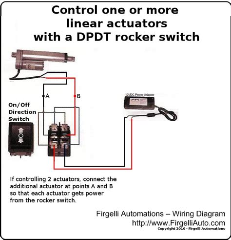 12v Linear Actuator Wiring Diagram - Earthician