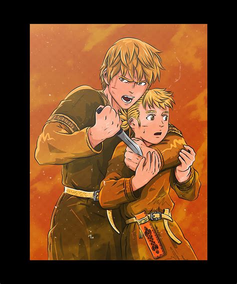 Thorfinn gudrid Vinland Saga Drawing by Wild Oaks | Fine Art America