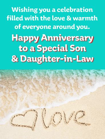 Enjoy this Milestone - Happy Anniversary Card for Son and Daughter | Birthday & Greeting Cards ...