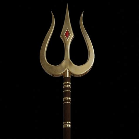 Trishul of Lord Shiva | CGTrader