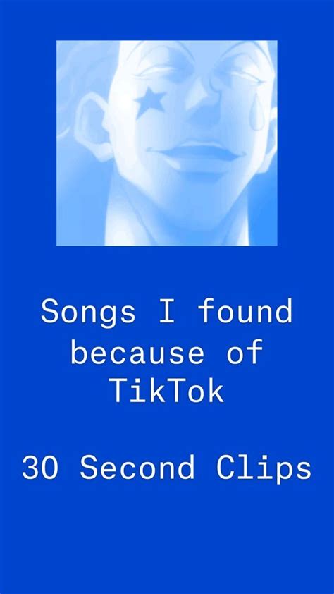 TikTok Song Recommendation Songs you don't know the name of | Pinterest