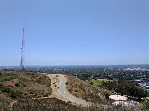 Hiking Baldwin Hills Scenic Overlook in Culver City, Los Angeles County.