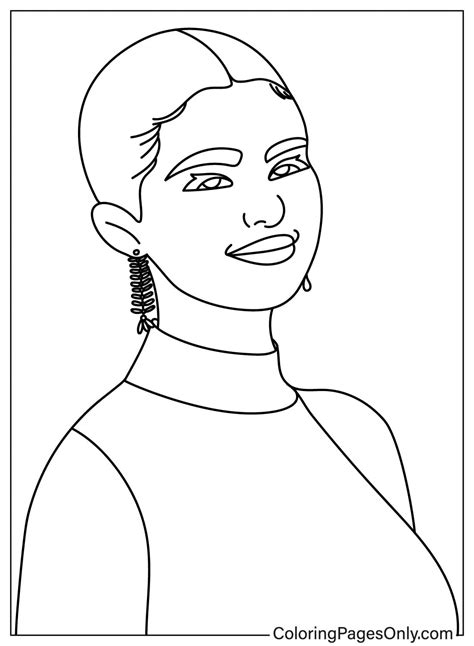 Selena Gomez Coloring Pages to Download - Free Printable Coloring Pages