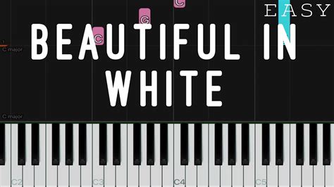 Beautiful In White - Westlife | EASY Piano Tutorial Chords - Chordify