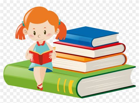 Royalty-free Girl Clip Art - Clipart Girl Reading Book - Free Transparent PNG Clipart Images ...