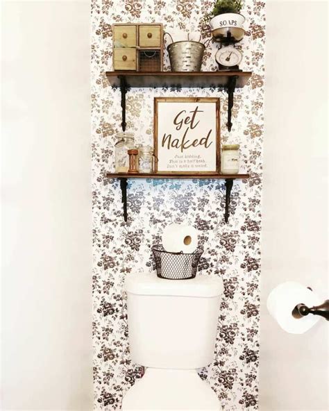 Floral Black and White Bathroom Wallpaper - Soul & Lane