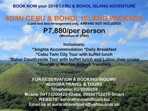 2015 Cebu Tour Package