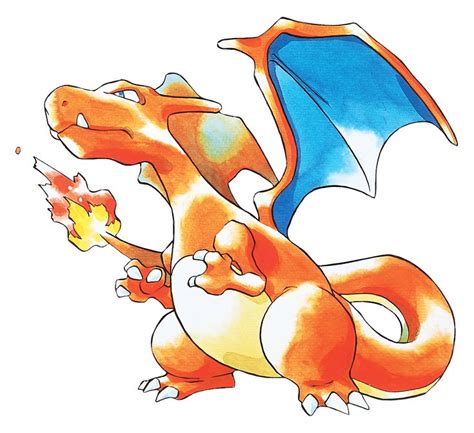 006 Charizard (RB) in 2022 | Charizard, Pokemon art, Pokemon drawings