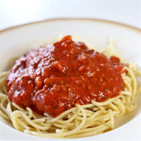Spaghetti with Meat Sauce - Recipes Food and Cooking