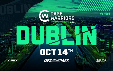 Cage Warriors Confirm Early Return to Dublin | Cage Warriors