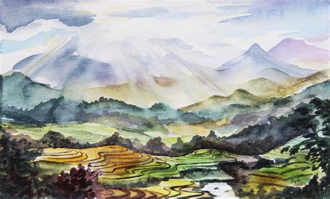 Vietnam Watercolor at GetDrawings | Free download